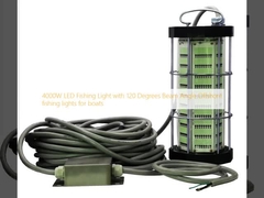 4000W LED釣り灯 120度ビームアングル ボート用オフショア釣り灯
